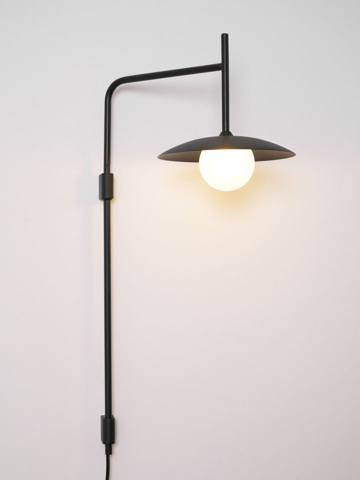 Gea Swing Arm Plug-in Wall Lamp