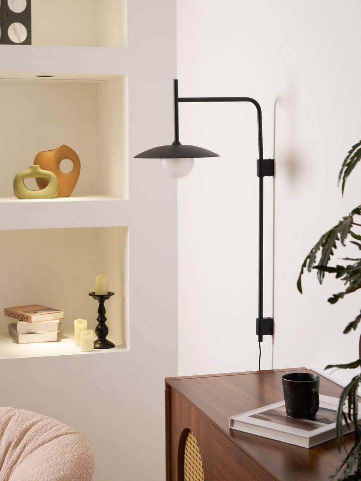 Gea Swing Arm Plug-in Wall Lamp