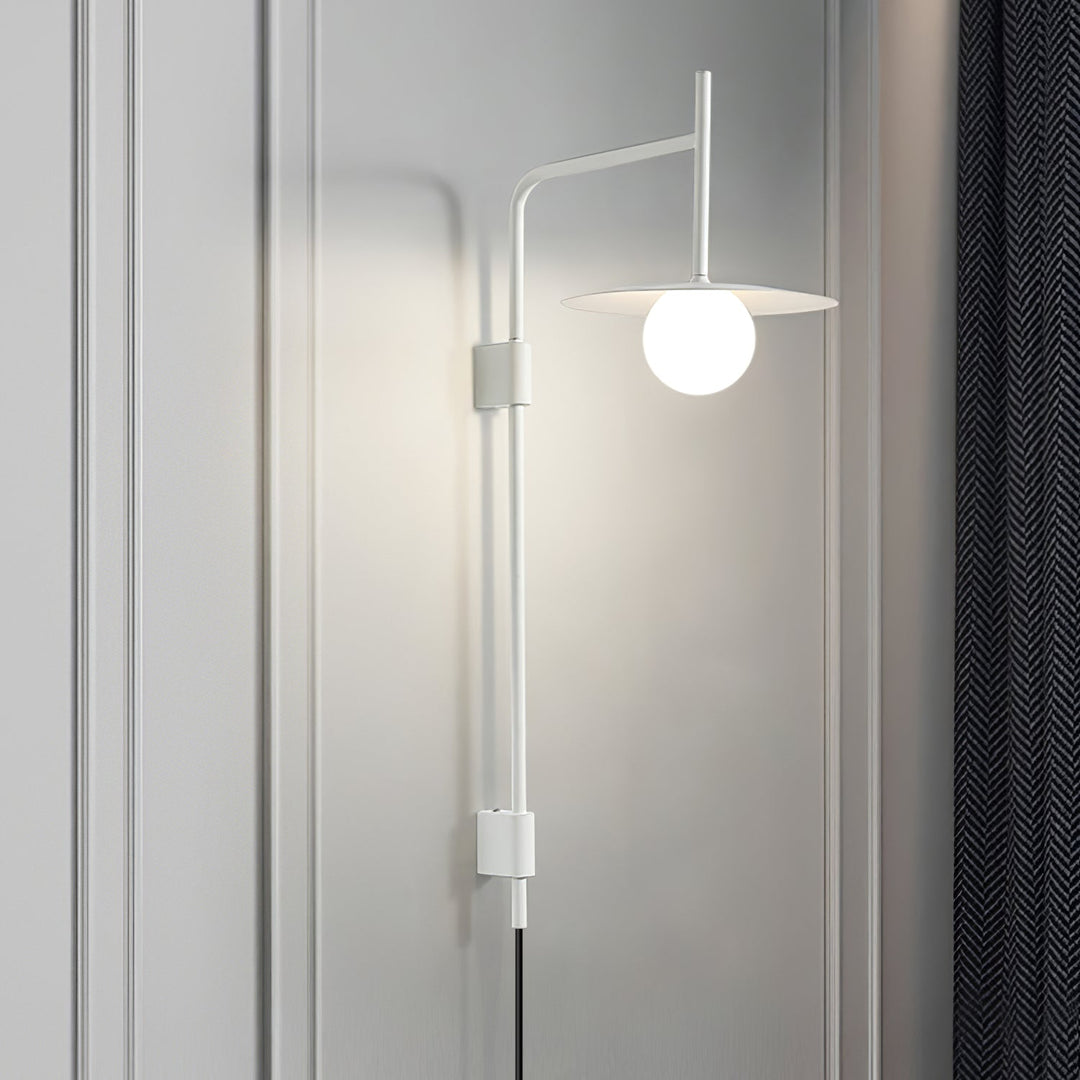 Gea Swing Arm Plug-in Wall Lamp