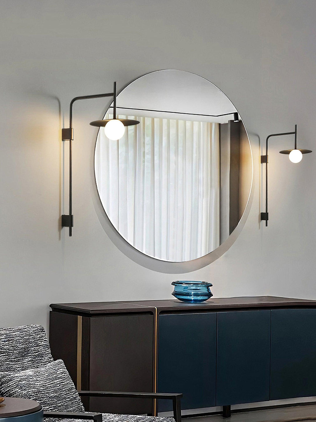 Gea Swing Arm Plug-in Wall Lamp