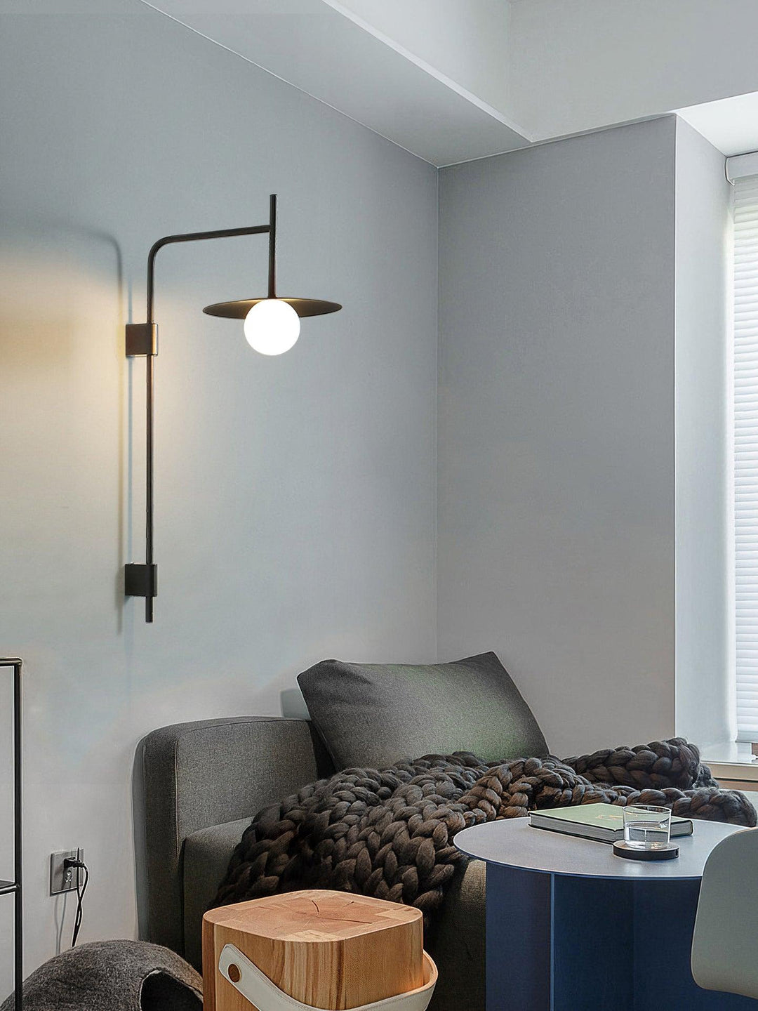 Gea Swing Arm Plug-in Wall Lamp