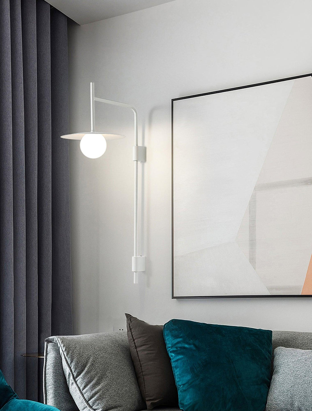Gea Swing Arm Plug-in Wall Lamp