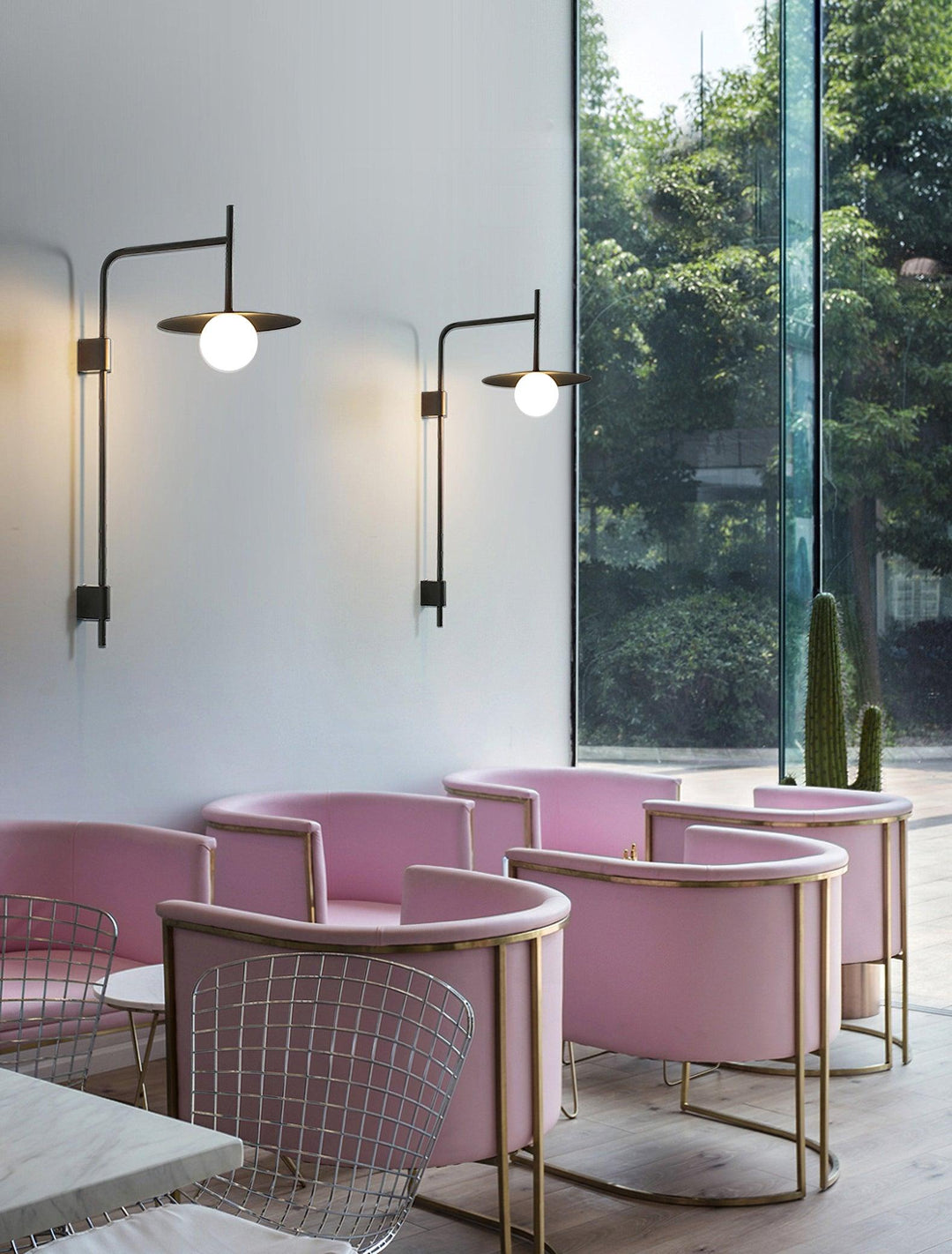 Gea Swing Arm Plug-in Wall Lamp