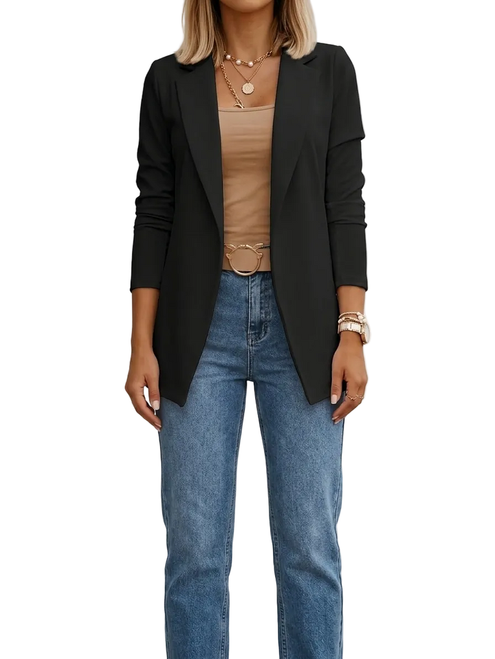 ELEGANTE DRAPE BLAZER VOOR VROUWEN