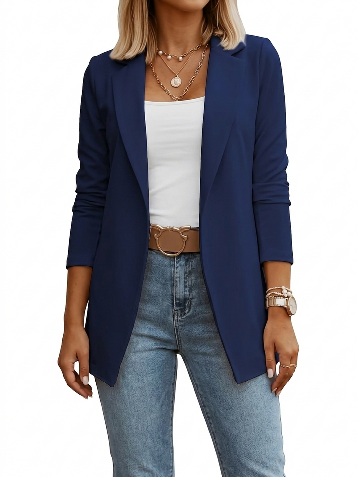 ELEGANTE DRAPE BLAZER VOOR VROUWEN