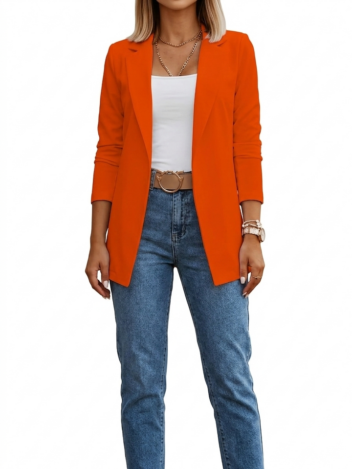 ELEGANTE DRAPE BLAZER VOOR VROUWEN