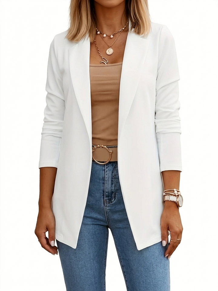 ELEGANTE DRAPE BLAZER VOOR VROUWEN