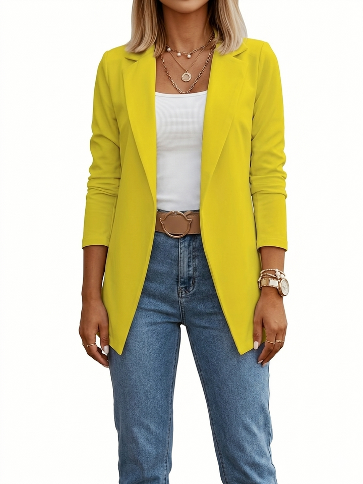 ELEGANTE DRAPE BLAZER VOOR VROUWEN