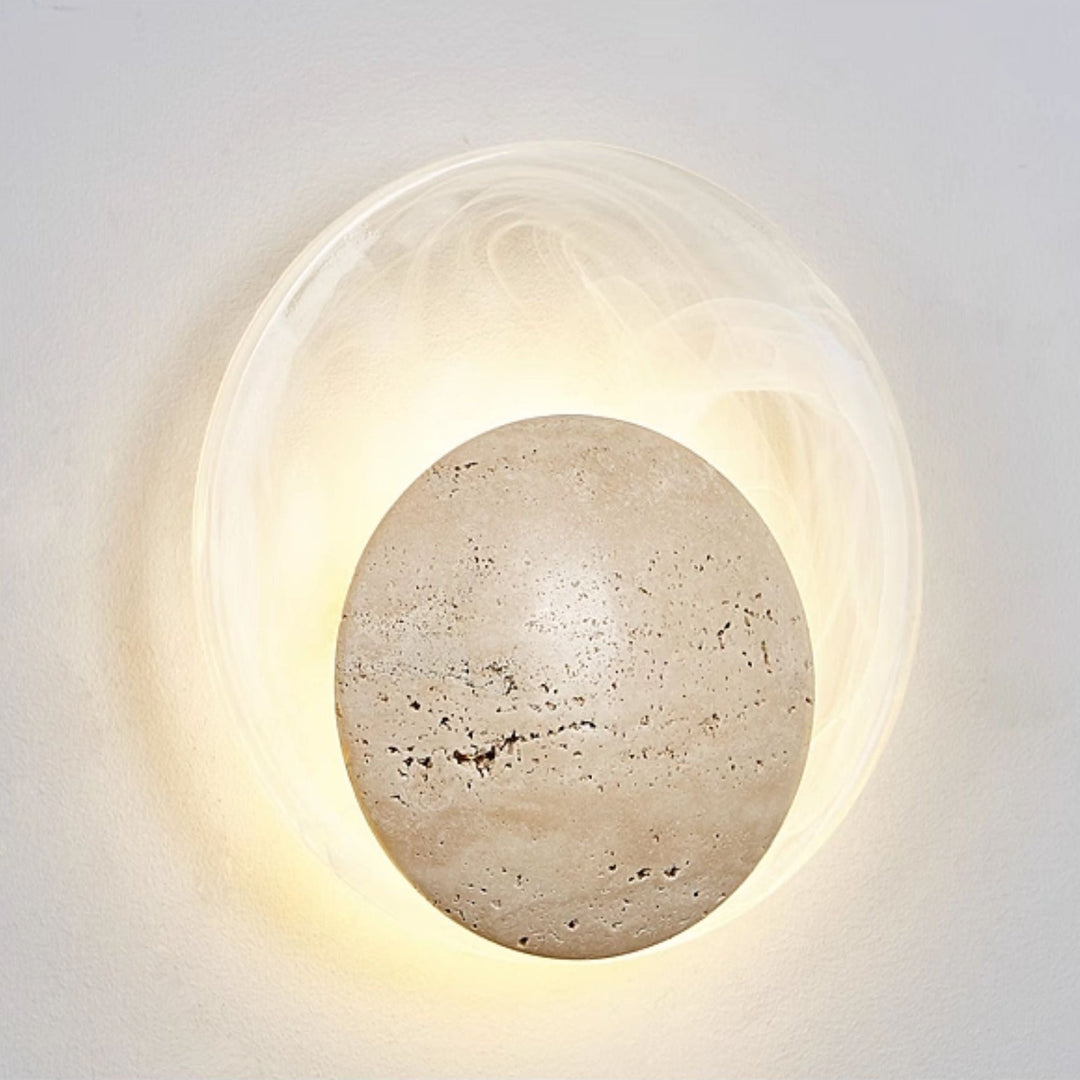 Genesis Travertine Wall Lamp