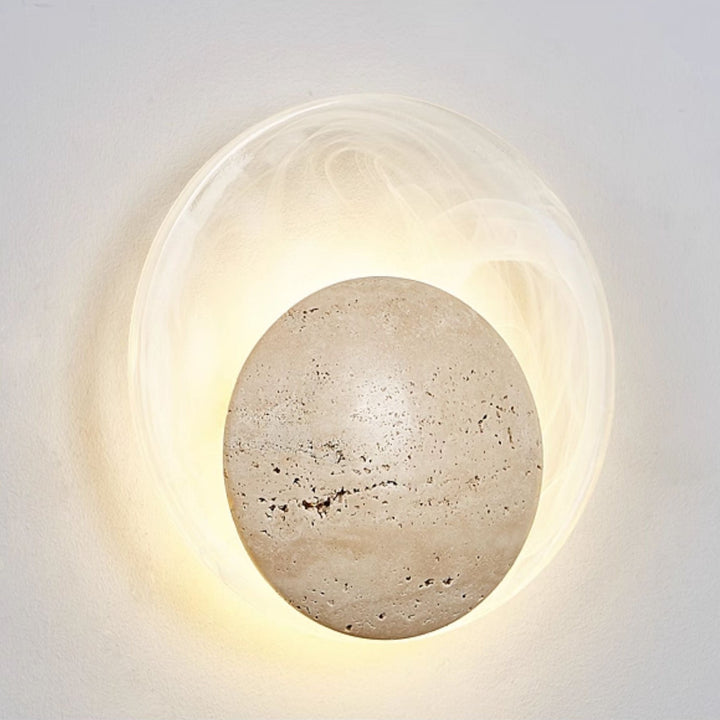 Genesis Travertine Wall Lamp