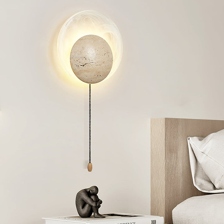 Genesis Travertine Wall Lamp