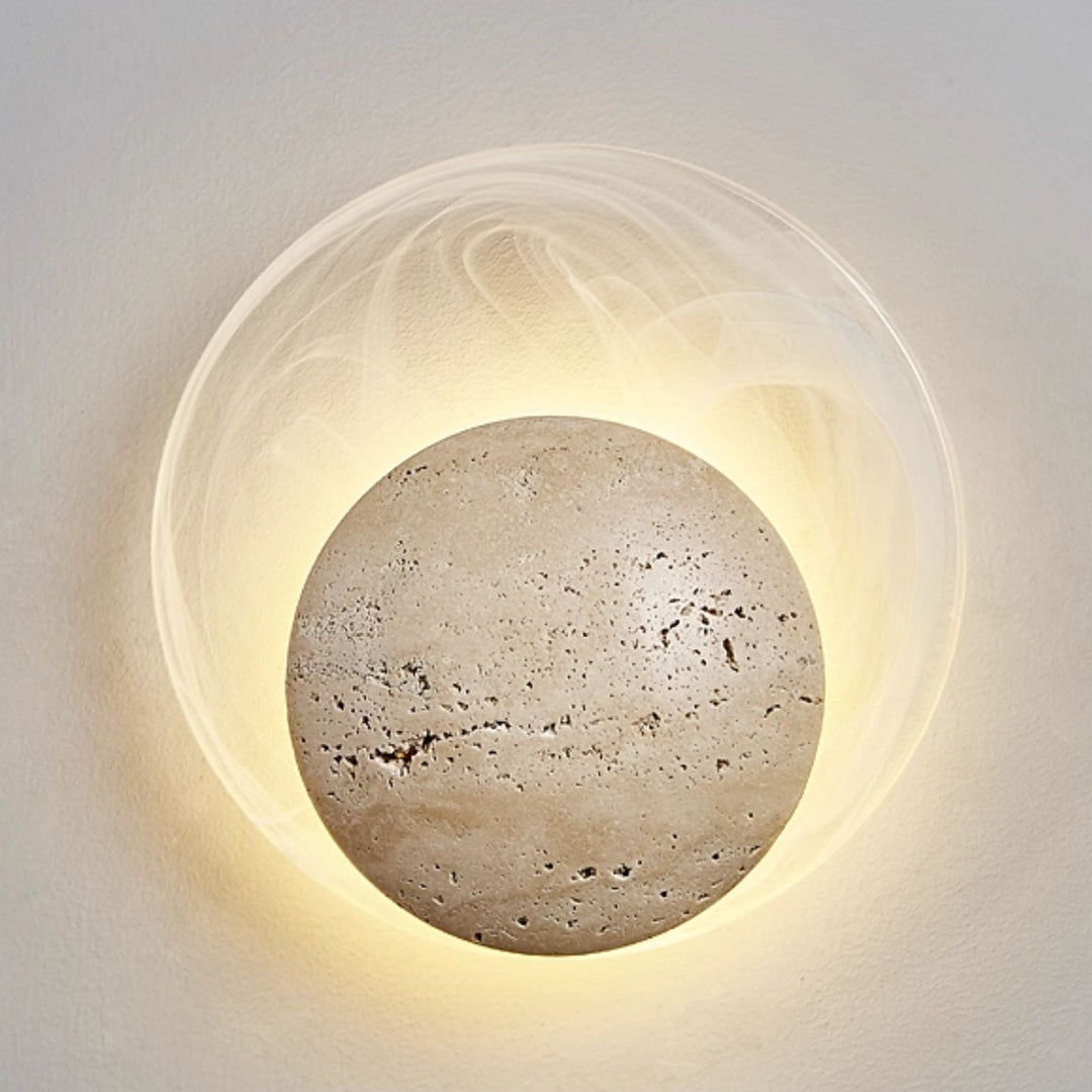 Genesis Travertine Wall Lamp