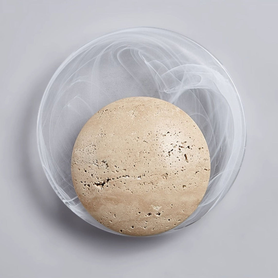 Genesis Travertine Wall Lamp