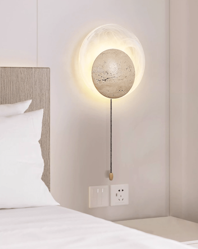 Genesis Travertine Wall Lamp