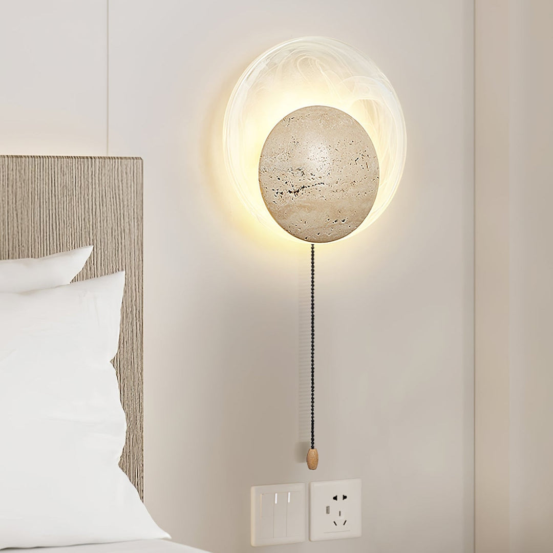 Genesis Travertine Wall Lamp