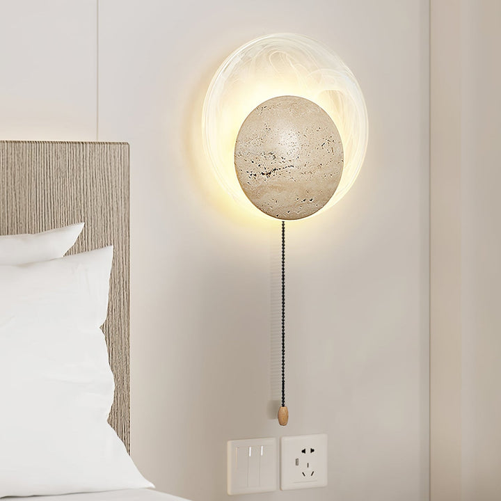 Genesis Travertine Wall Lamp