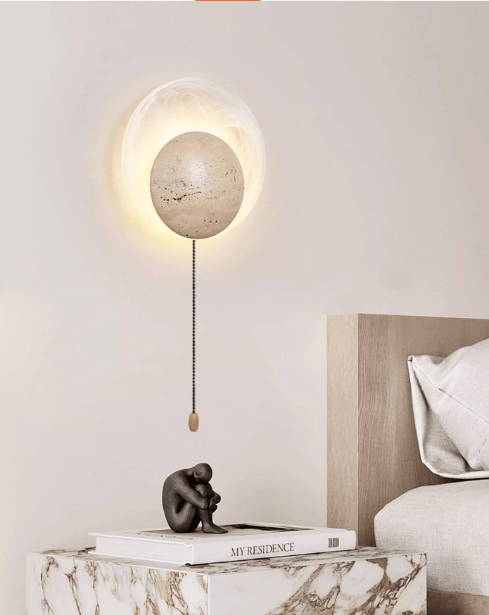 Genesis Travertine Wall Lamp