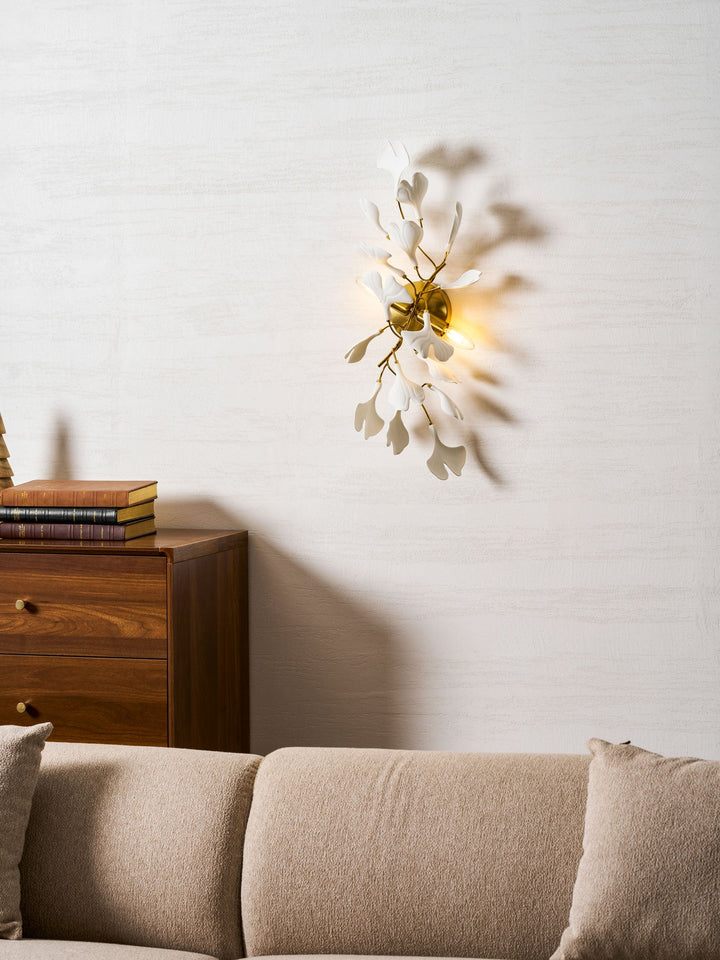 Gingko Flowers Wall Lamp