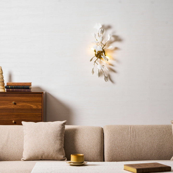 Gingko Flowers Wall Lamp