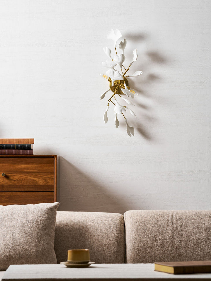 Gingko Flowers Wall Lamp