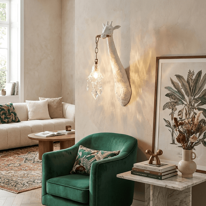 Giraffe Crystal Wall Lamp