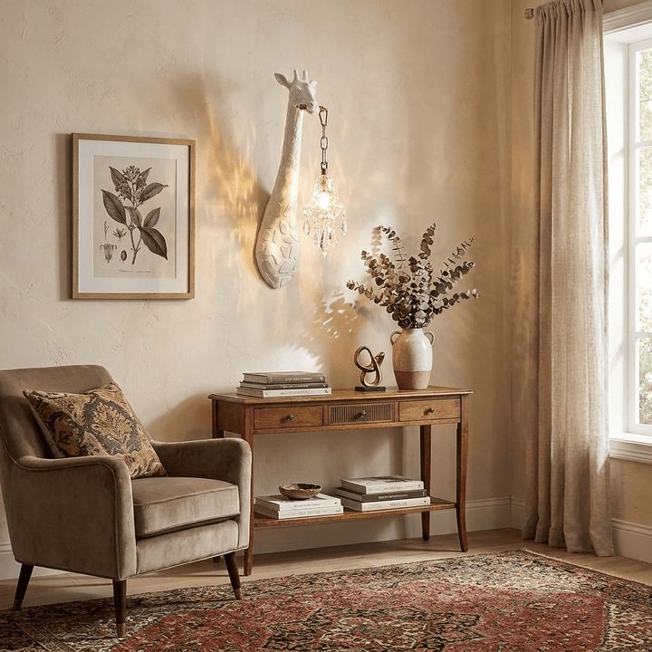 Giraffe Crystal Wall Lamp