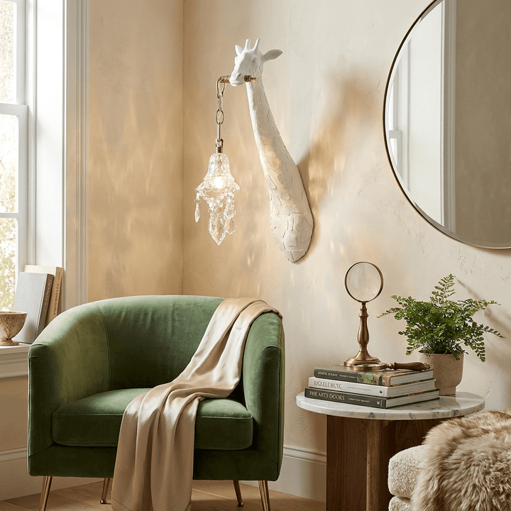 Giraffe Crystal Wall Lamp