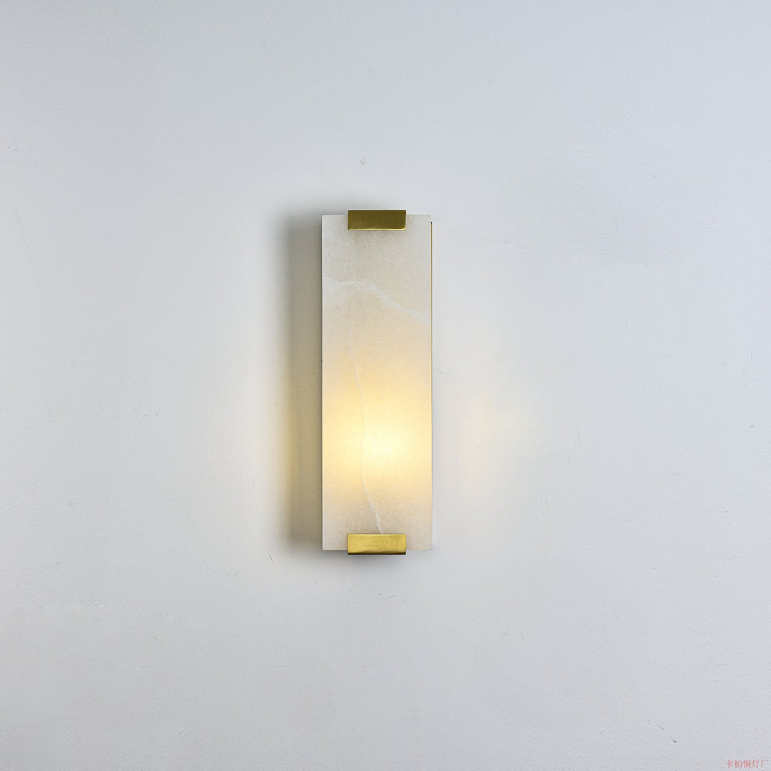 Glacier Aura Alabaster Wall Lamp