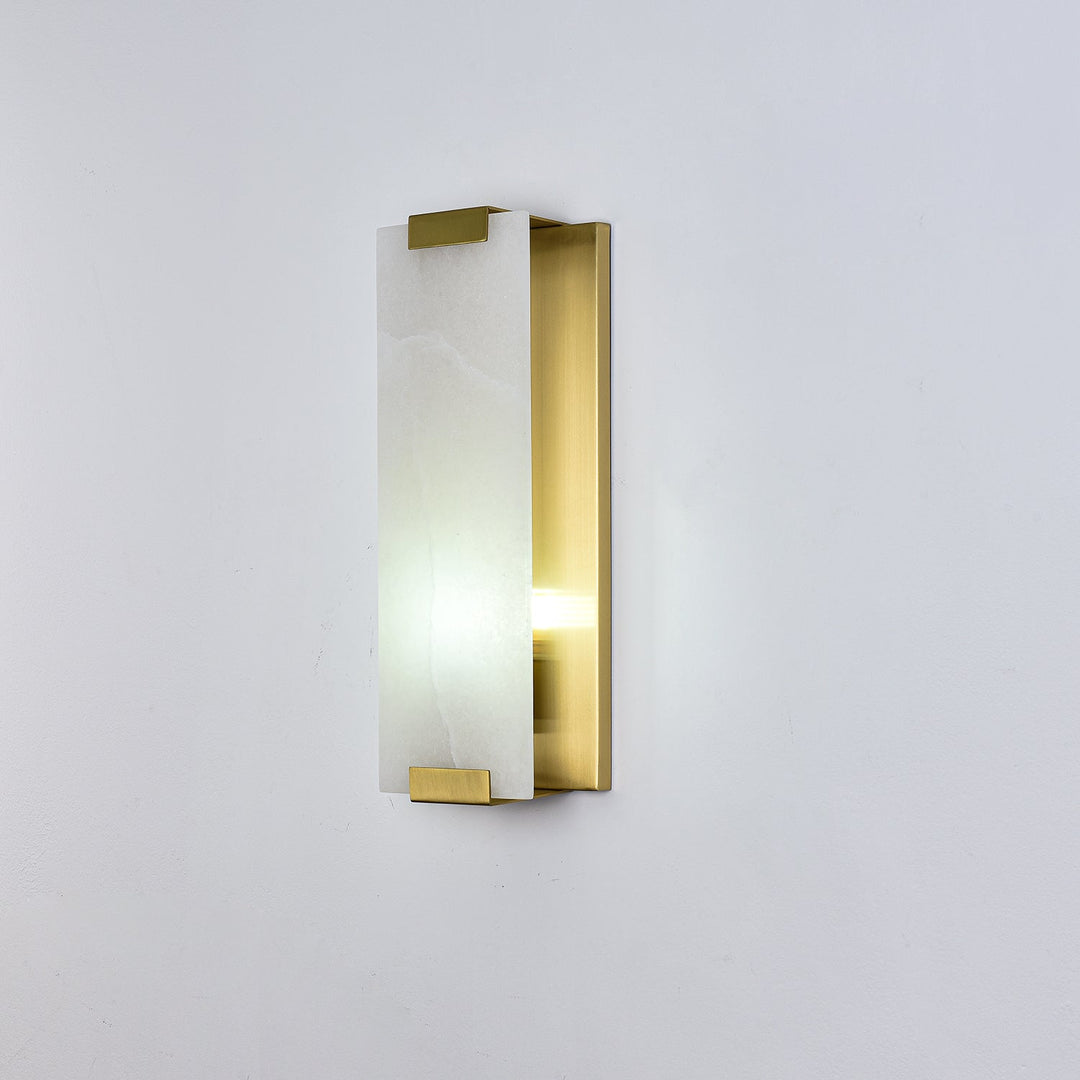 Glacier Aura Alabaster Wall Lamp