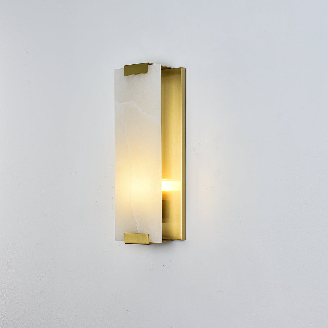 Glacier Aura Alabaster Wall Lamp