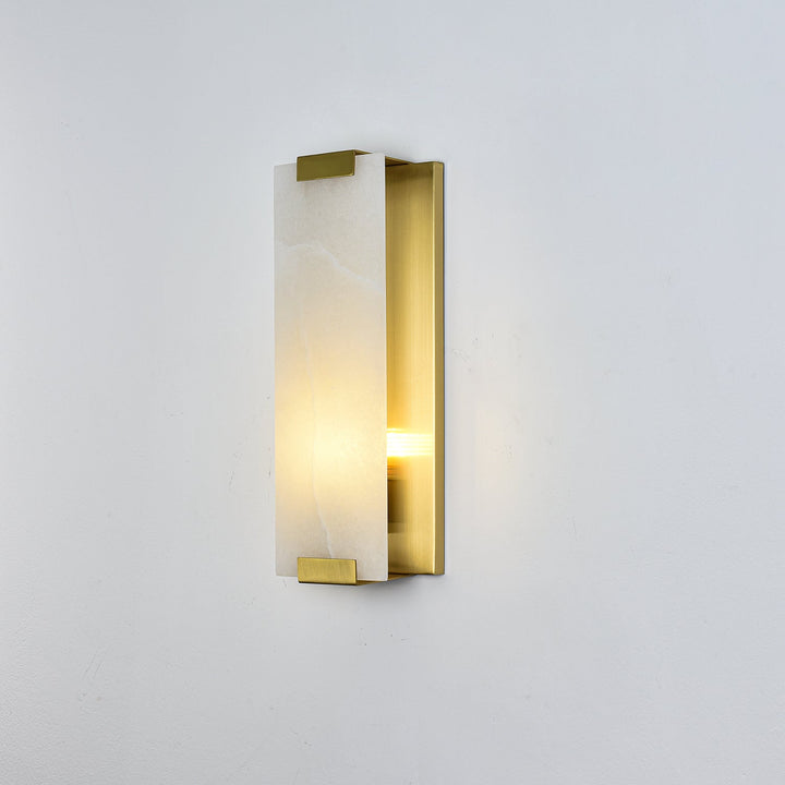Glacier Aura Alabaster Wall Lamp