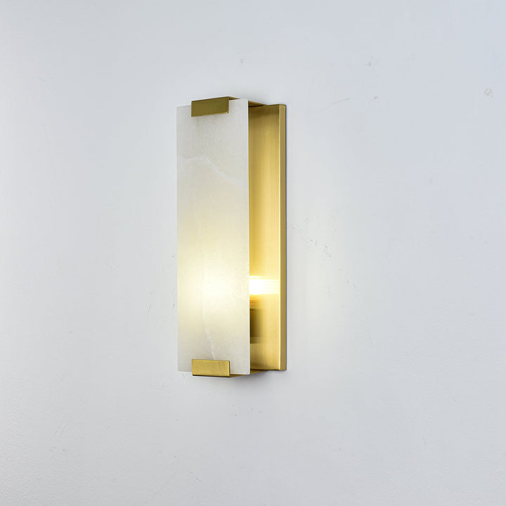 Glacier Aura Alabaster Wall Lamp