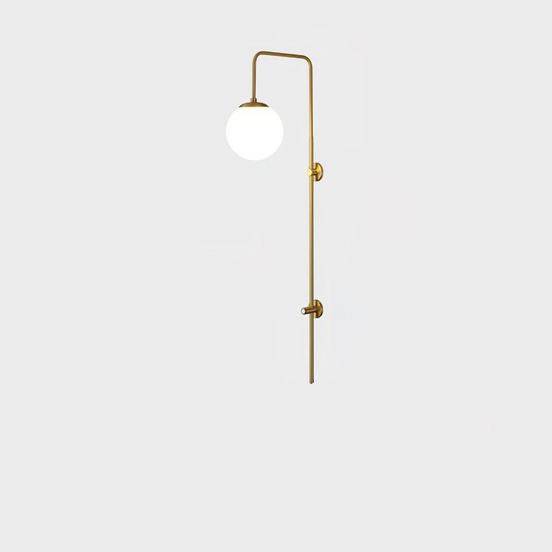 Globe Brass Wall Sconce