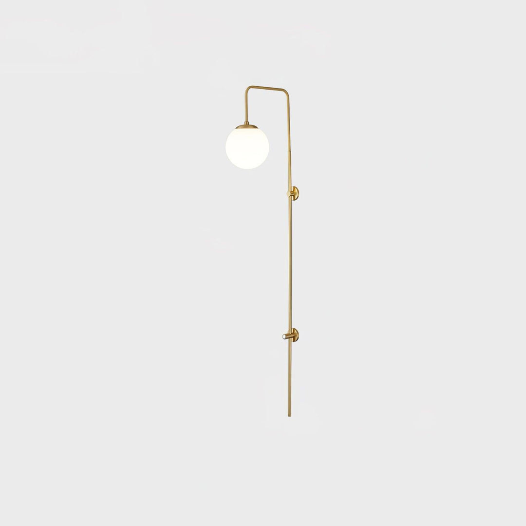 Globe Brass Wall Sconce