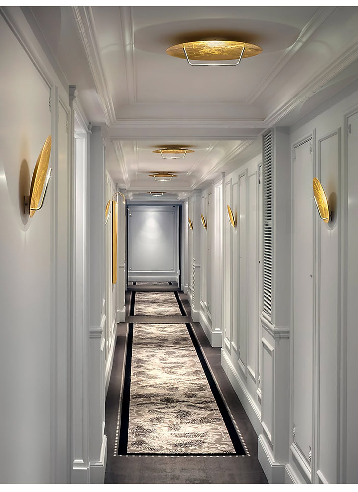 Golden Aura Wall Light