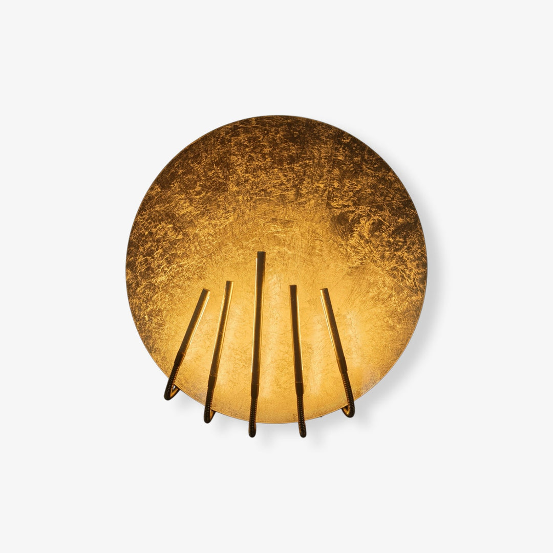 Golden Aura Wall Light