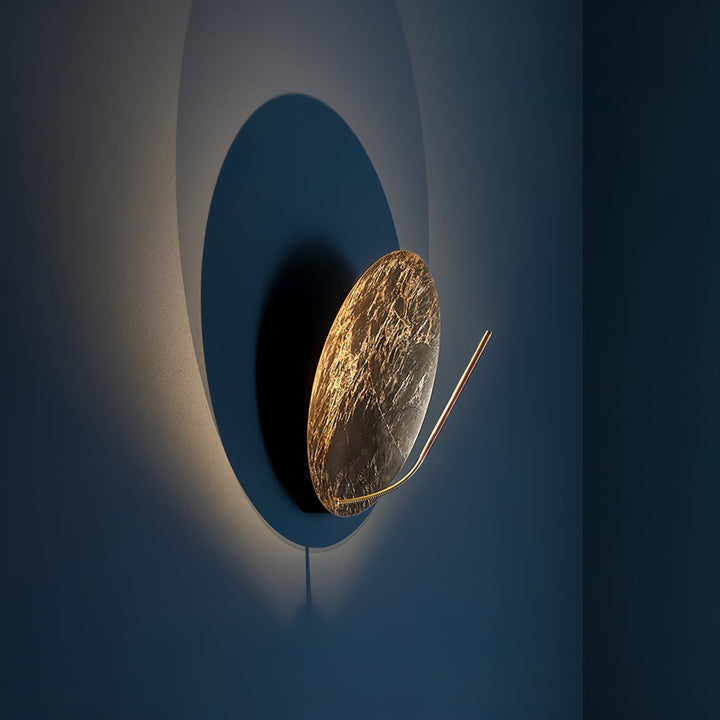 Golden Aura Wall Light