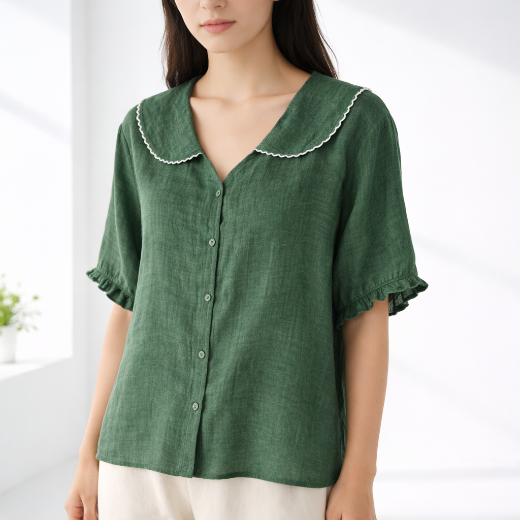 PETER PAN-KRAAGBLOUSE VOOR VROUWEN