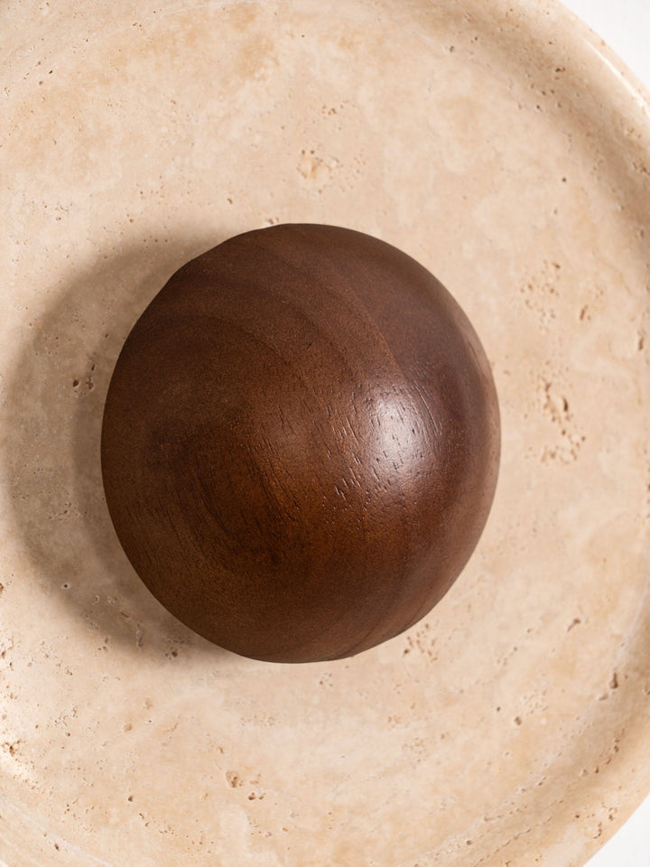 Halo Travertine Wall Light