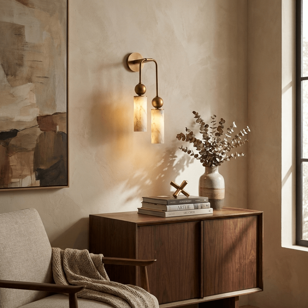 Harlin Alabaster Wall Lamp