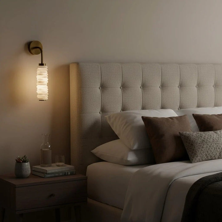 Helix Alabaster Wall Lamp
