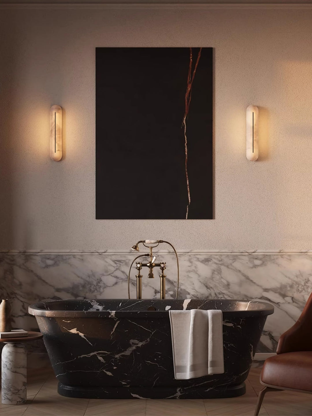 Orbison Alabaster Wall Lamp