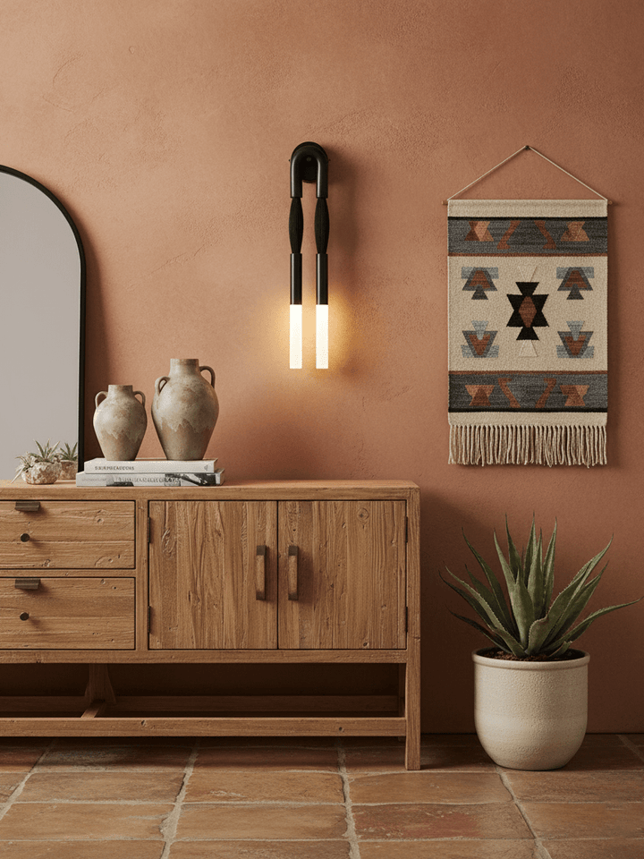 Horsehair Wall Lamp