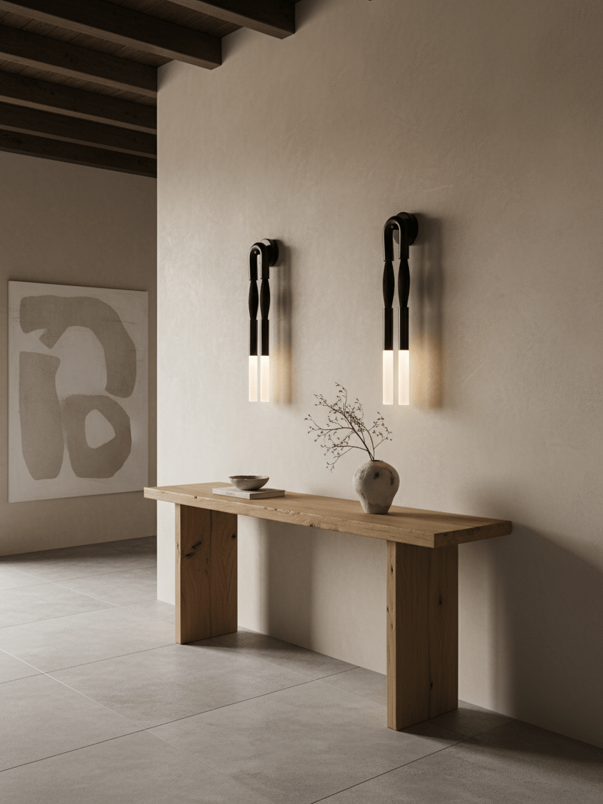 Horsehair Wall Lamp