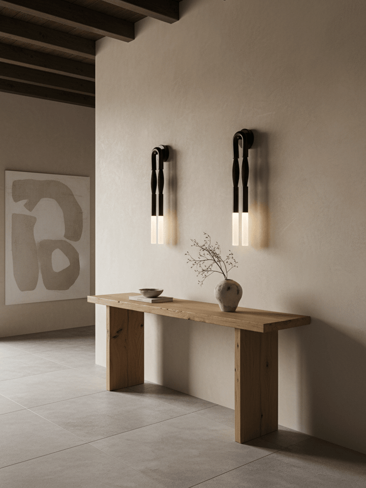 Horsehair Wall Lamp