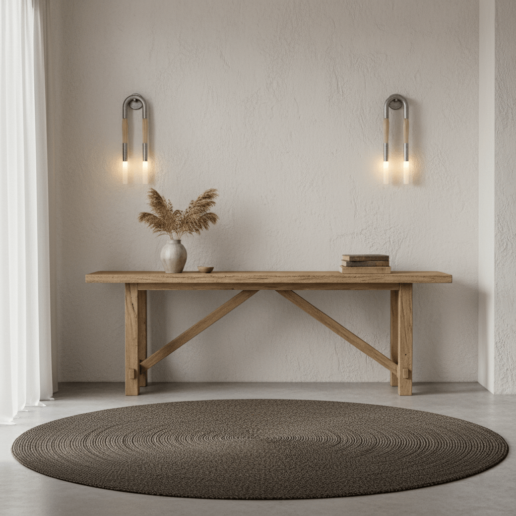 Horsehair Wall Lamp