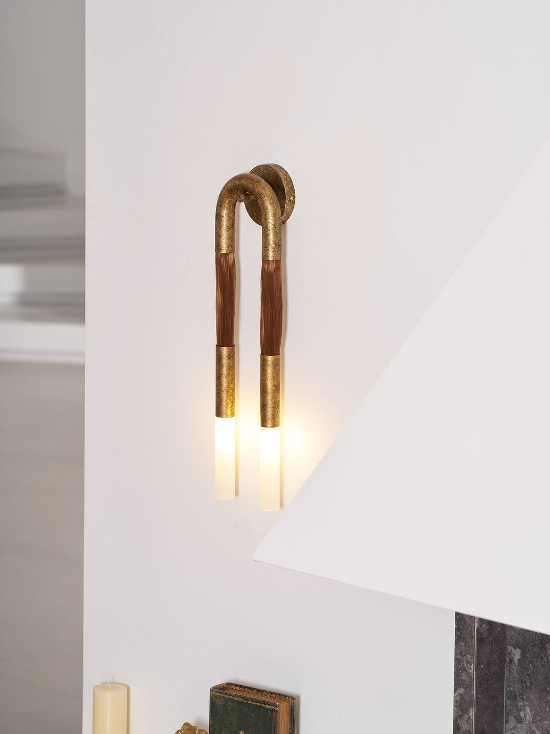 Horsehair Wall Lamp