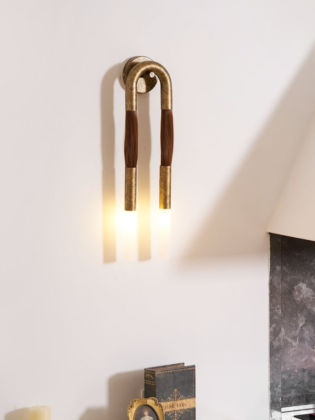 Horsehair Wall Lamp