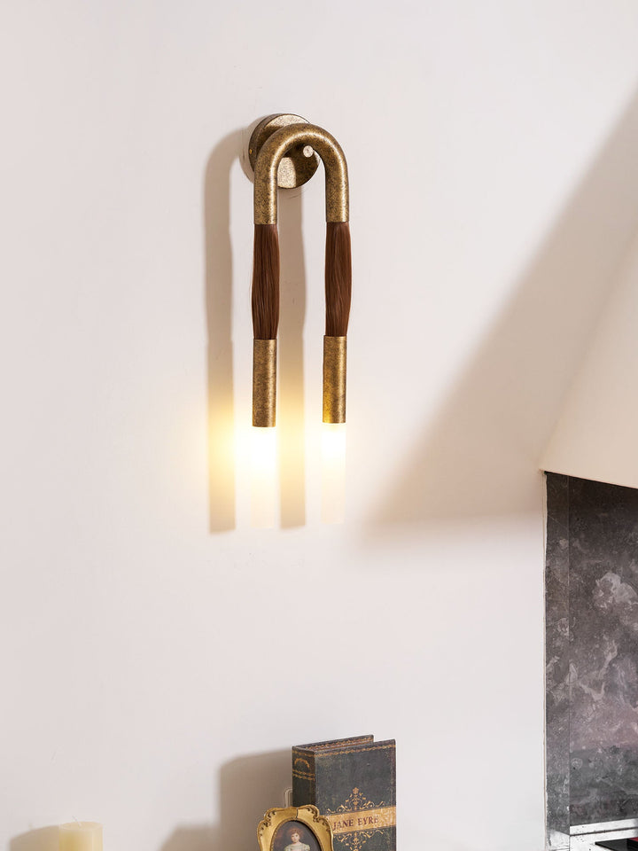 Horsehair Wall Lamp