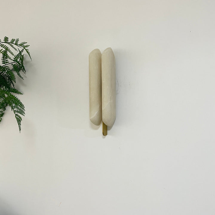 Husk Alabaster Wall Sconce